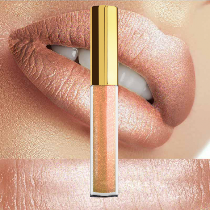 De Producten van de de Lippenmake-up van de fruitgeur polijsten Kleur 30 in Voorraad Metaal schitteren Lippenstift