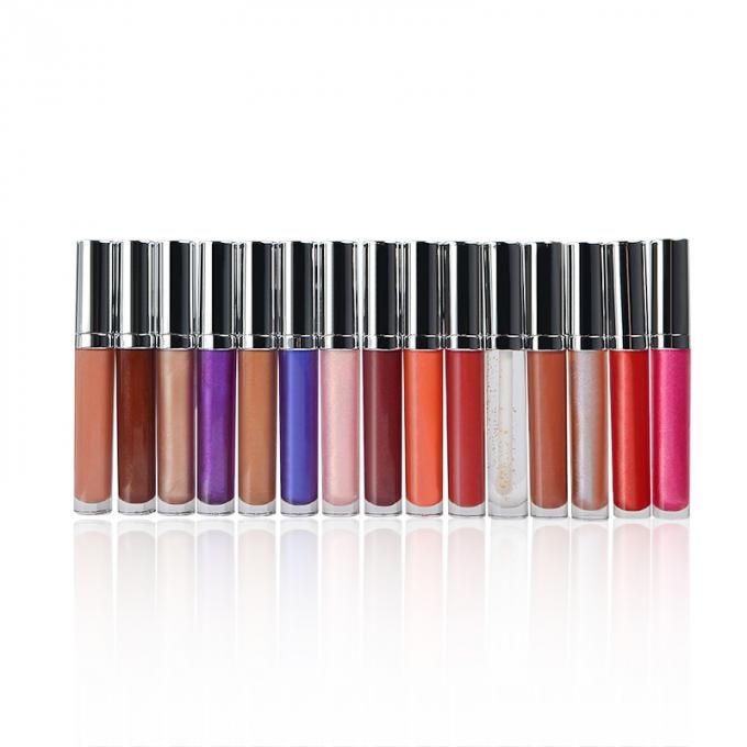 Langdurige Producten 15 van de Lippenmake-up Buis van het Etiket Vloeibare Lipgloss van de Kleurenflikkering de Privé