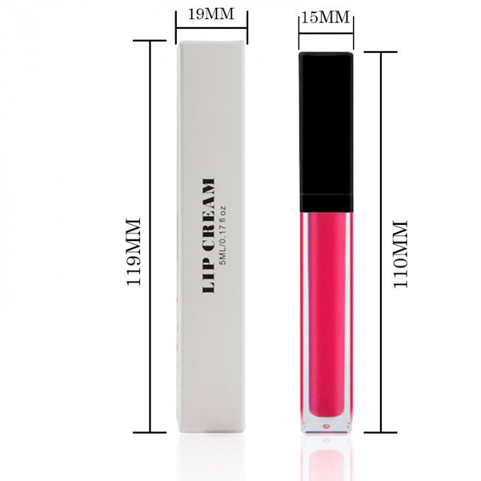 De Lipgloss van de 17 Kleurenmake-up, hoogst Met pigment gekleurd Lippenstift Mineraal Ingrediënt