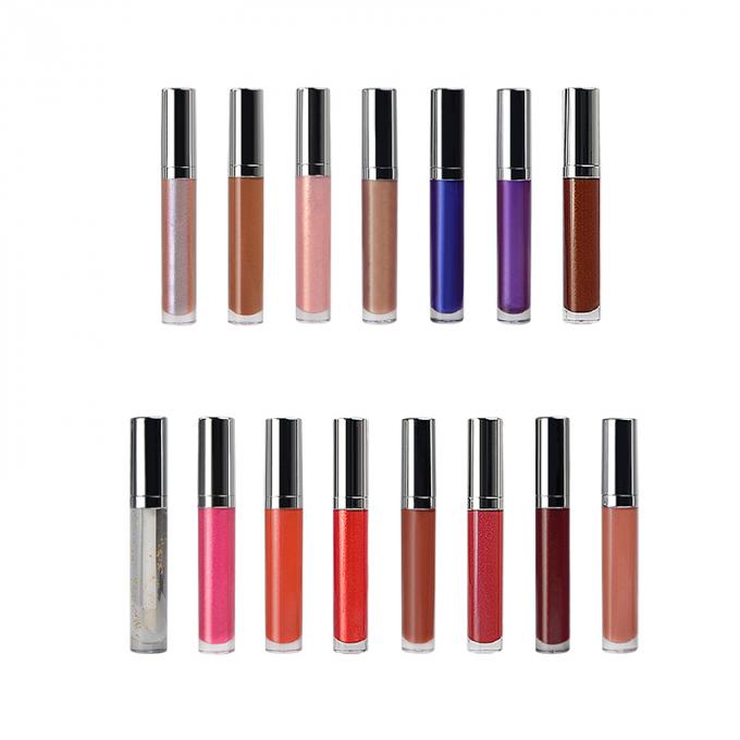 Hoge het Pigment Duidelijke Flikkering Waterdichte Lipgloss van 15 de Make-upproducten van de Kleurenlip