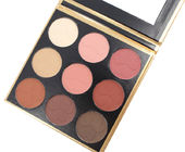 High Pigment Eye Makeup Eyeshadow 9 Colors Matte Palette Safe Ingredients