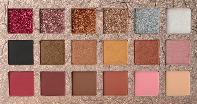 Het privé Etiket kleurt Warm Palet 18 van de Kleurenoogschaduw Kleuren met pigment Mineraal Ingrediënt