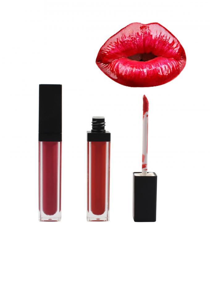 Romantische Vloeibare de Lippenstift Organische Buis 12 van de Schoonheids Kosmetische Waterdichte Steen Kleuren