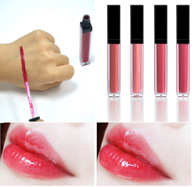 Glanzende van de Producten Langdurige Glanzende Lipgloss van de Lippenmake-up Vloeibare de Vorm8ml Capaciteit